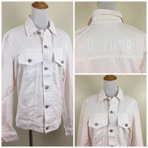 NWT JOHN GALT Brandy Melville DARLING Denim Jacket